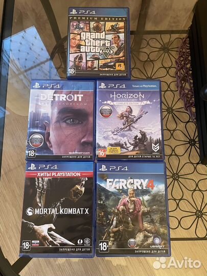 Sony PS4 slim 1tb + игры + подписка PS plus