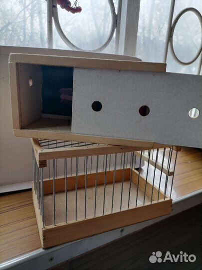 Клетка садок переноска кормушка гнезда для птиц