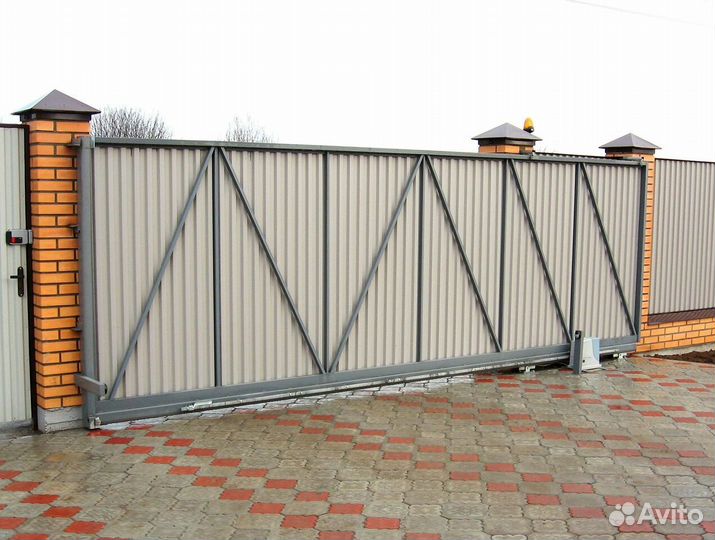 Автоматические откатные и распашные ворота