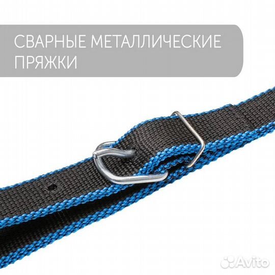 Шлея для лошади двойной капрон с петлей