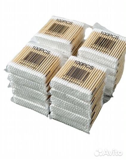 Ватные палочки бамбуковые эко