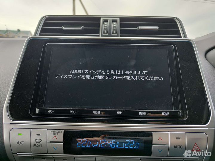 Штатное головное устройство Toyota Prado 150