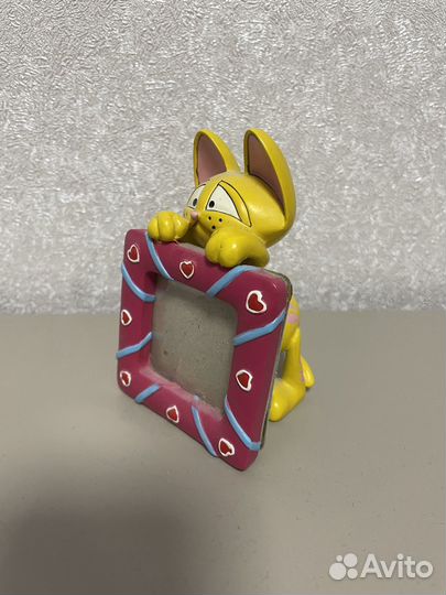 Статуетка котик с рамкой для фото