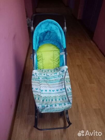 Коляска санки Умка 3в1