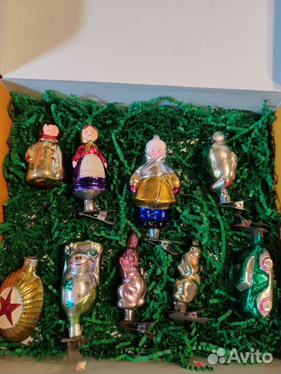 Елочные игрушки СССР