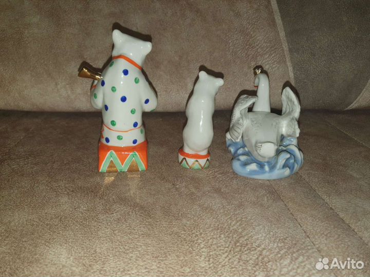 Фарфоровые статуэтки. Времен СССР. оригинал. Клейм