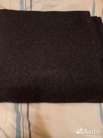 Ткань драп темно коричневый