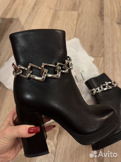 Ботильоны натуральная кожа