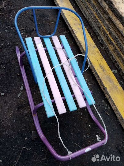 Детские зимние санки