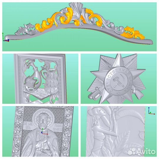 Модели 3D для станков чпу