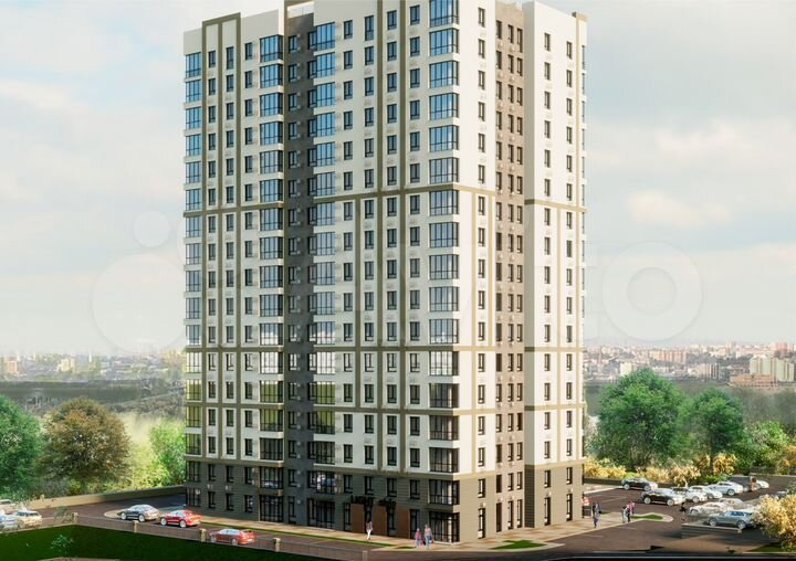 Квартира-студия, 25,4 м², 6/17 эт.