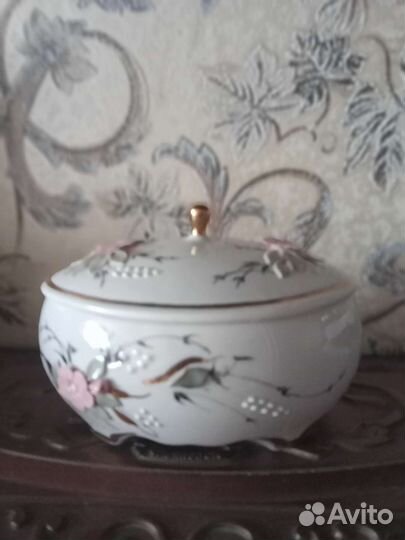 Фарфоровая шкатулка. Кисловодск