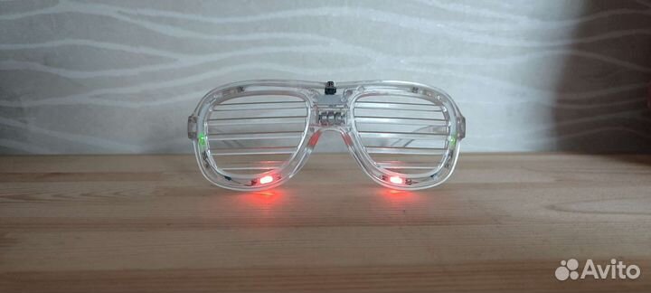 Очки светящиеся (для вечеринок) Торг