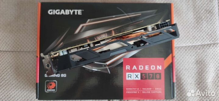 Gigabyte RX 570 8g (гарантия днс)
