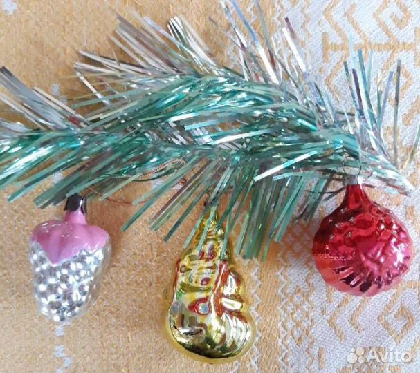 Наборы ёлочных игрушек СССР