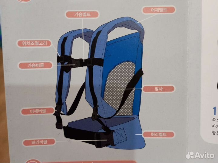 Эргорюкзак для новорожденных (Корея)