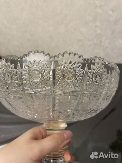 Хрустальная Ваза для фруктов/конфет Bohemia