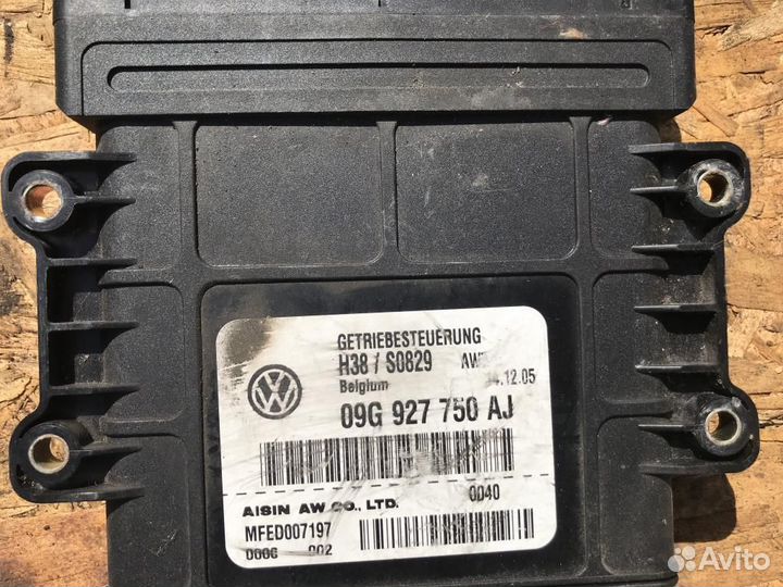 Блок управления АКПП 09G927750AJ 3.6 Бензин Volk