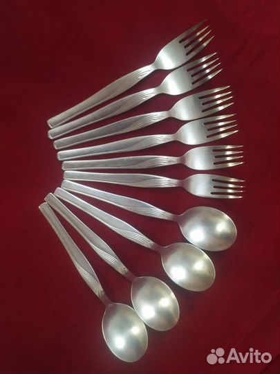 Мельхиоровые вилки, ложки, ножи из нержавейки