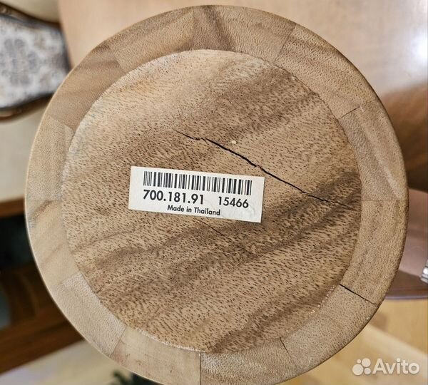 Горшок/банка/посуда деревянная для хранения