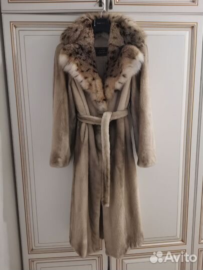 Шуба норковая с рысью
