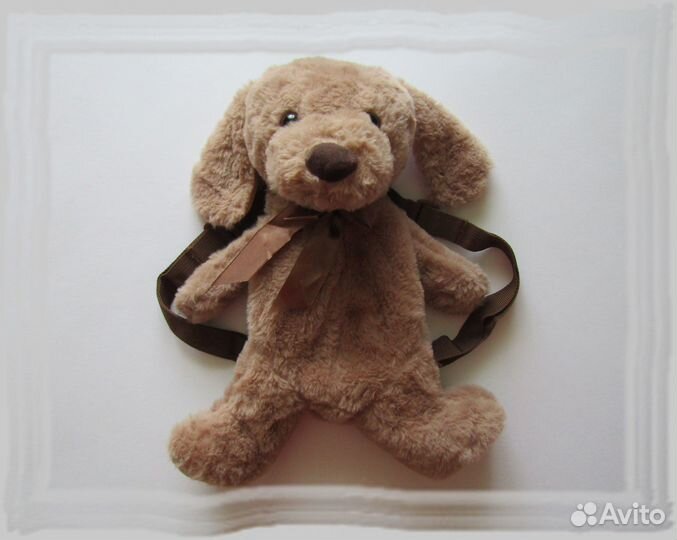 Детский плюшевый рюкзак игрушка