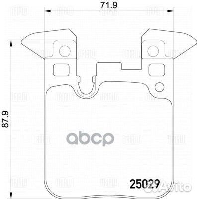 Колодки торм. для а/м BMW 1 (F20) (11) /3 (F30)