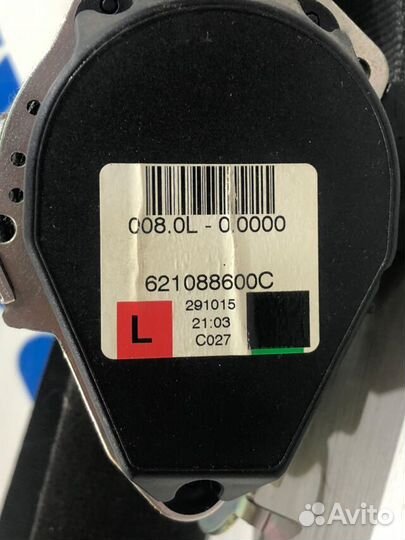 Ремень безопасности передний лев renault logan 2 1