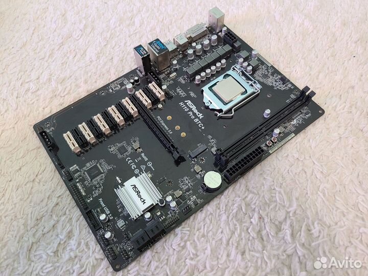 Материнская плата Asrock H110 Pro BTC+