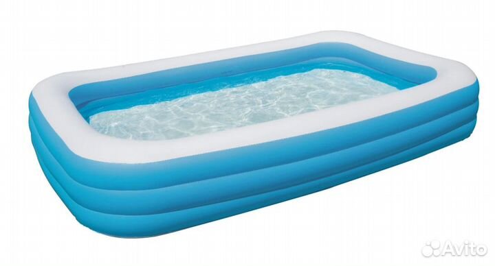 Надувной прямоугольный бассейн, 305х183х56