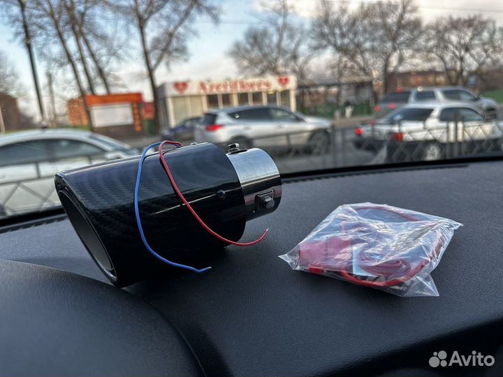 Насадка на глушитель с подсветкой