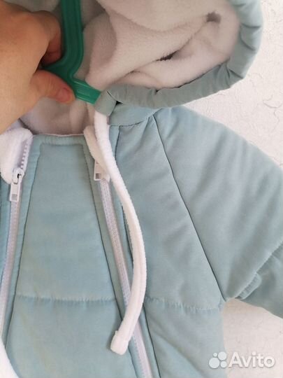 Зимний конверт для новорожденного от 0 до 6 мес