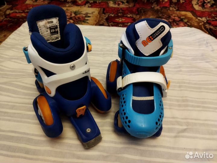 Роликовые коньки детские раздвижные reaction