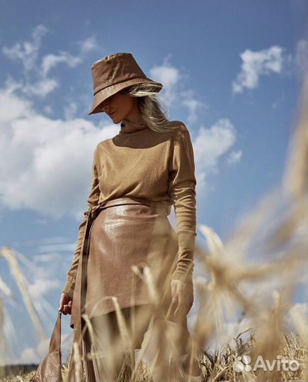 Фартук мини из экокожи ushatava