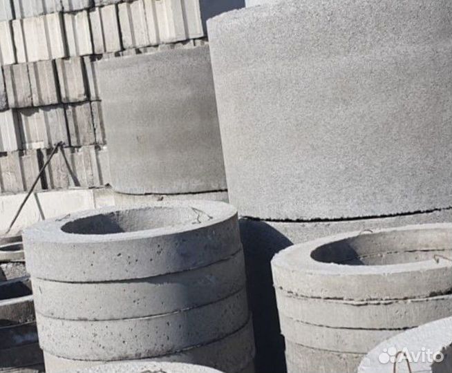 Бетонные изделия: крышки, донья, кольца, бордюры