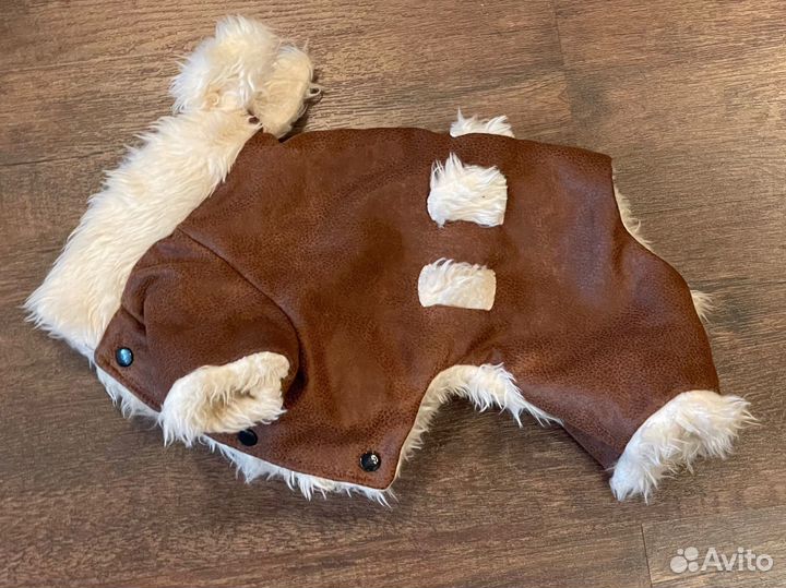 Одежда шубка для собак мелких пород зима
