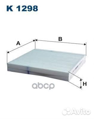 Фильтр салона K1298 K1298 Filtron