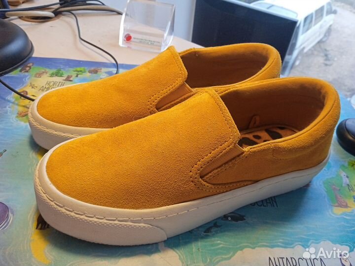 Слипоны натуральная кожа