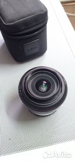 Объектив sigma 19mm 2.8 art Sony E + фильтр marumi