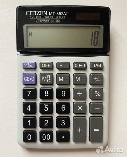 Калькуляторы Casio и Citizen