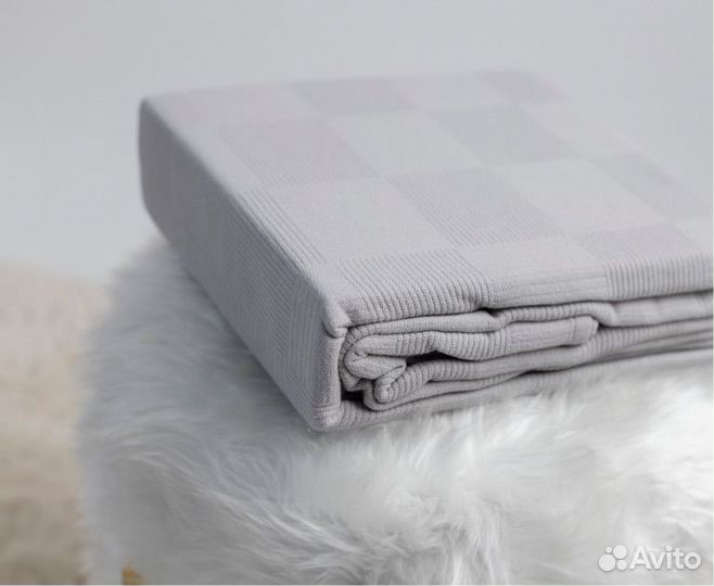 Плед покрывало новое экологичное хлопок