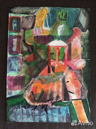 Картина, И. Дергунова-Фëдорова, Прогулка Принцессы