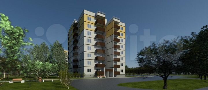 1-к. квартира, 36,1 м², 8/9 эт.