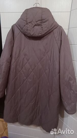 Пальто новое стёганое демисезон Россия 50-54