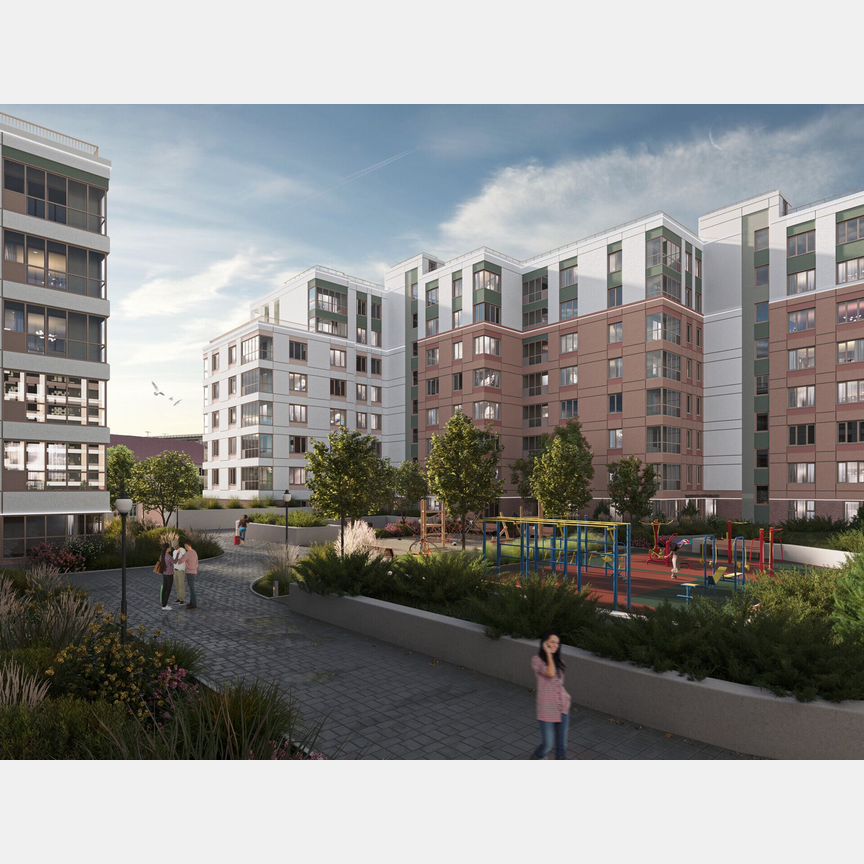 1-к. квартира, 43,2 м², 2/8 эт.