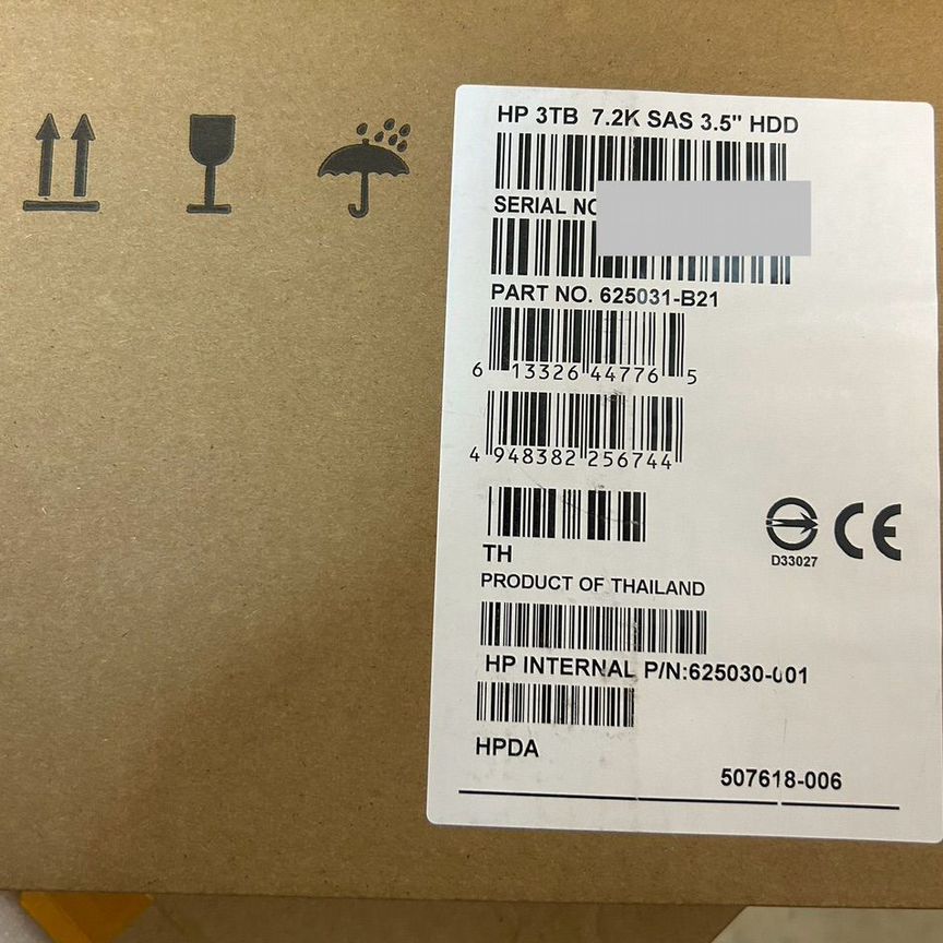 [625031-B21] Жесткий Диск Hp 3tb 625031-B21 625140-001 G4-G7