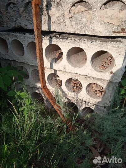 Плиты перекрытия пустотные бу