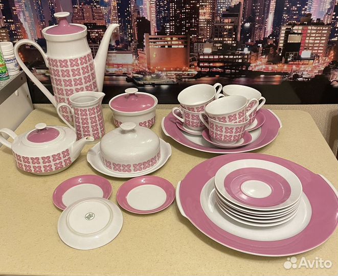 Чайно кофейный сервиз GDR kahla konltz