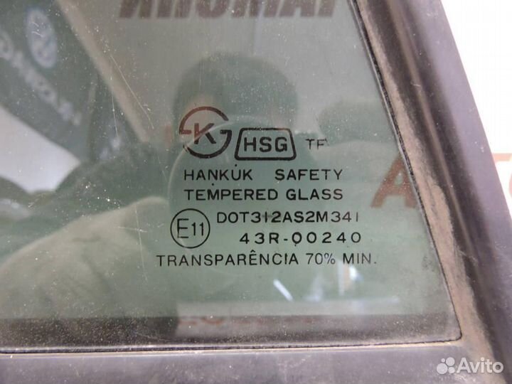 Стекло двери задней левой форточка Daewoo Nexia N1