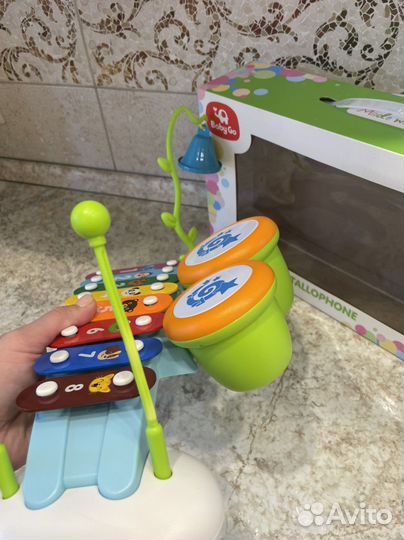 Развивающие игрушки, металлофон